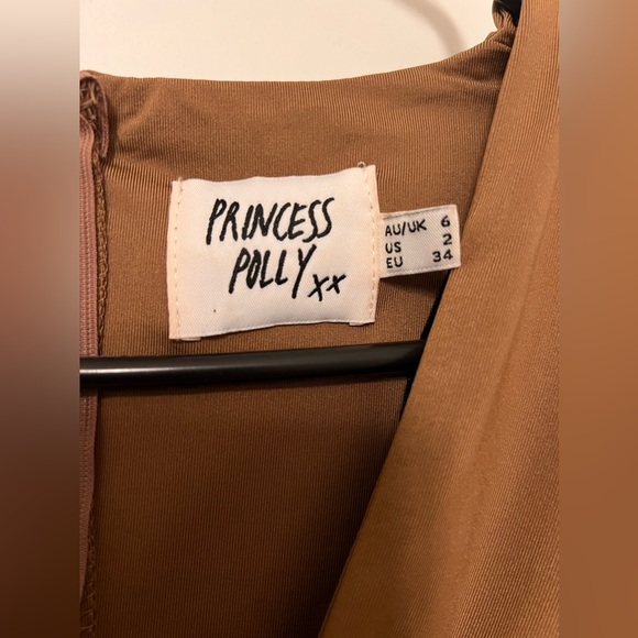 Princess Polly Jude Long Sleeve Bodysuit Brown - Picture 5 of 5